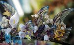 Lade das Bild in den Galerie-Viewer, OOAK purple glas spring flower crown - 2
