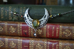 Load image into Gallery viewer, Glass Moon Tiara &quot;Enchanting Forest&quot;
