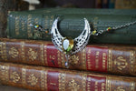 Load image into Gallery viewer, Glass Moon Tiara &quot;Enchanting Forest&quot;
