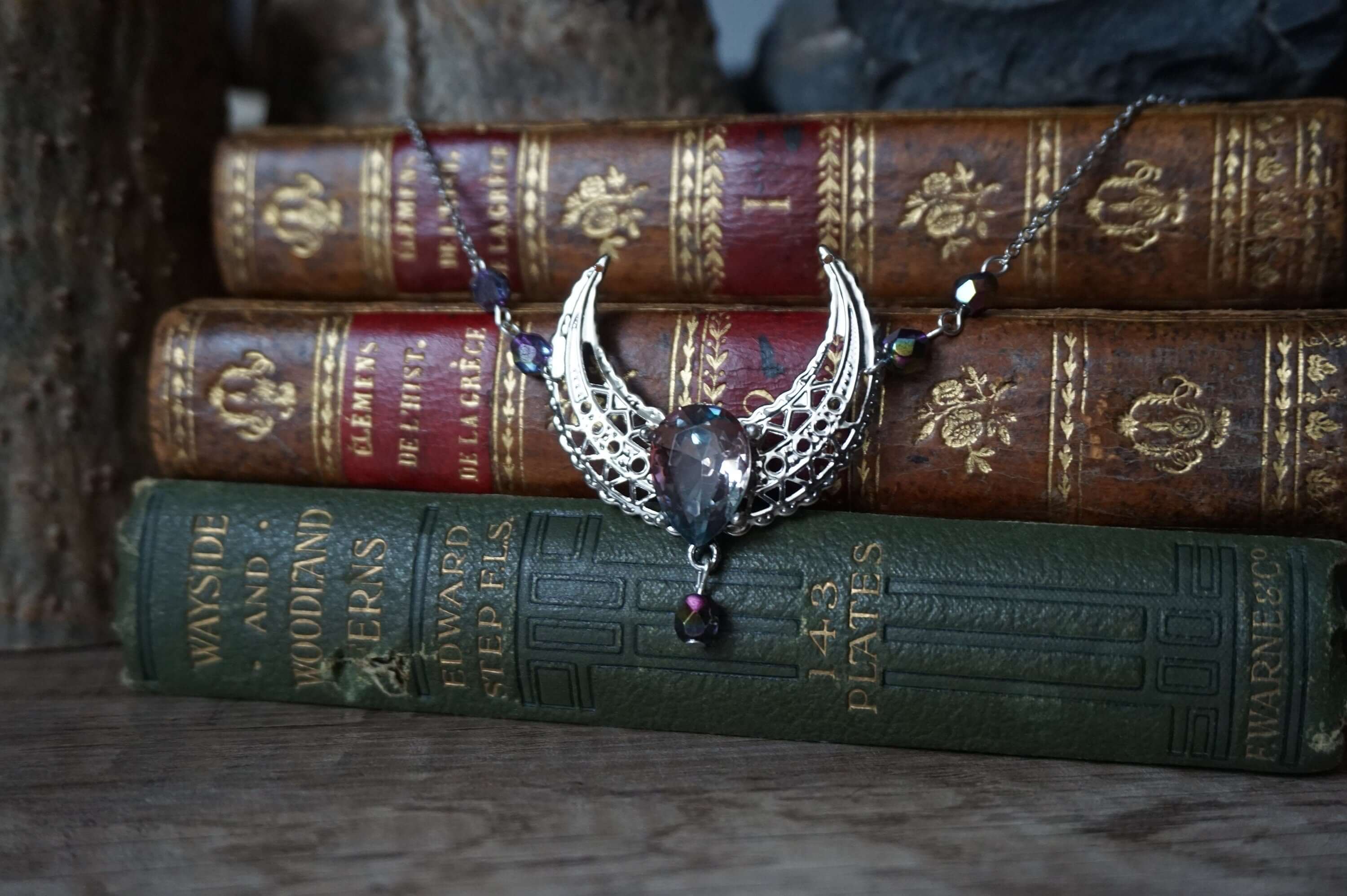Glass Moon Tiara "Purple"