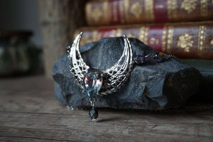 Glass Moon Tiara "Purple"