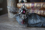 Load image into Gallery viewer, Faerie Hair Comb &quot;Thestral&quot;
