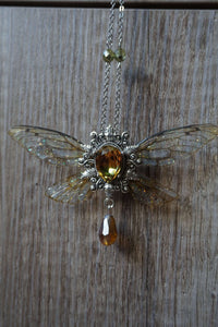 Whimsical Faerie necklace "Enchanted forest"