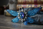 Lade das Bild in den Galerie-Viewer, Whimsical Faerie necklace &quot;banded demoiselle&quot;
