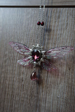 Load image into Gallery viewer, Whimsical Faerie necklace &quot;Blood pearl&quot;
