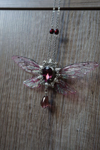 Whimsical Faerie necklace "Blood pearl"