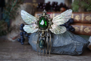 Faerie Hair Comb "Enchanted Forest"