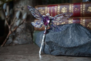 Faerie Hair Pin - Purple