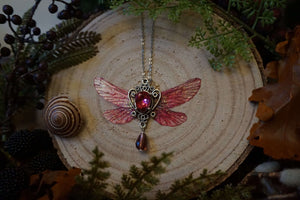 Whimsical Pixie necklace "Flower Faerie"