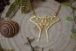 Load image into Gallery viewer, The Luna Moth necklace - gold / silver
